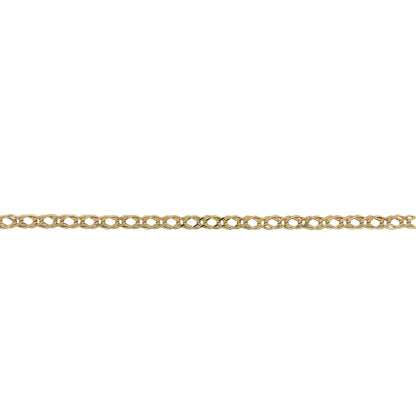 9ct Gold 7.5" Double Curb Bracelet