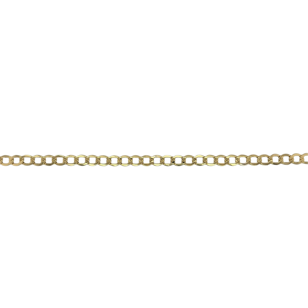9ct Gold 8.5" Curb Bracelet
