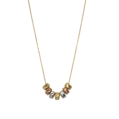 9ct Gold Circle 16.5" Necklace