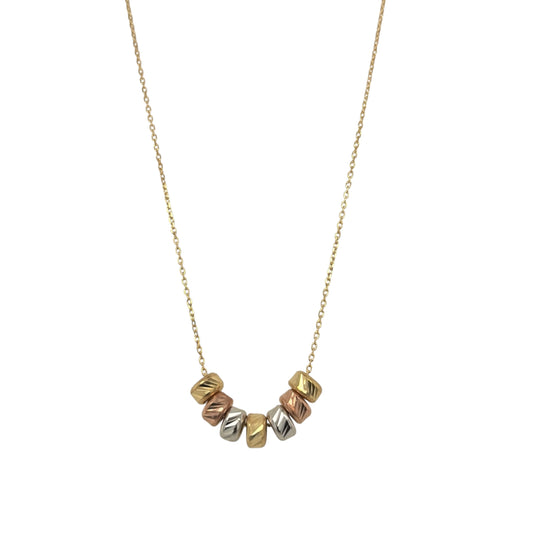 9ct Gold Circle 16.5" Necklace