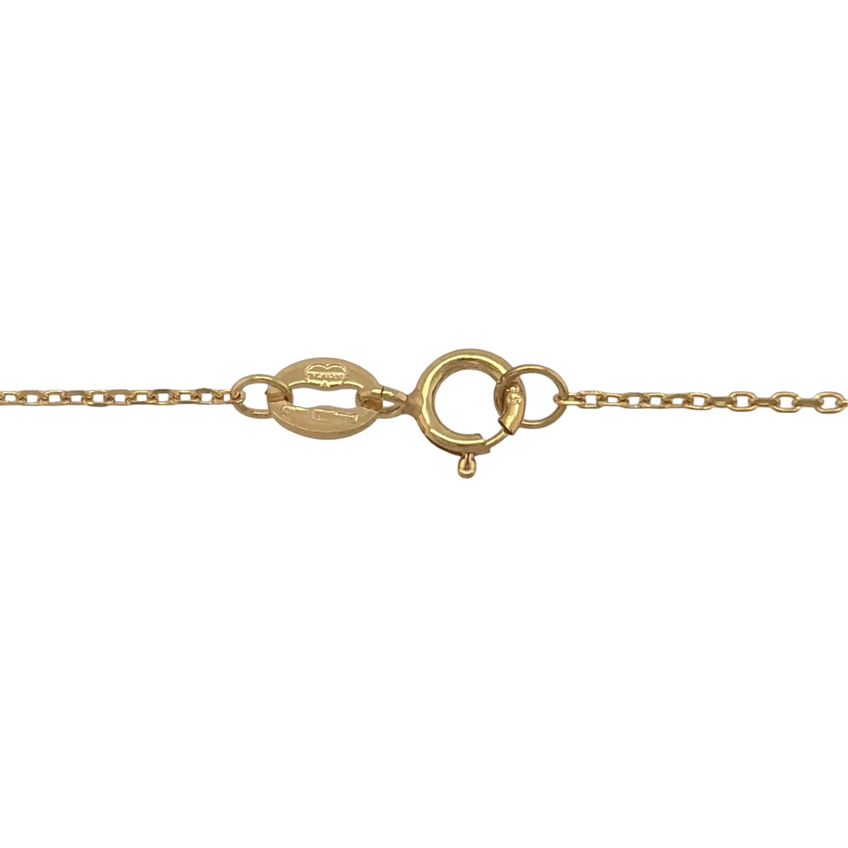 9ct Gold Circle 16.5" Necklace