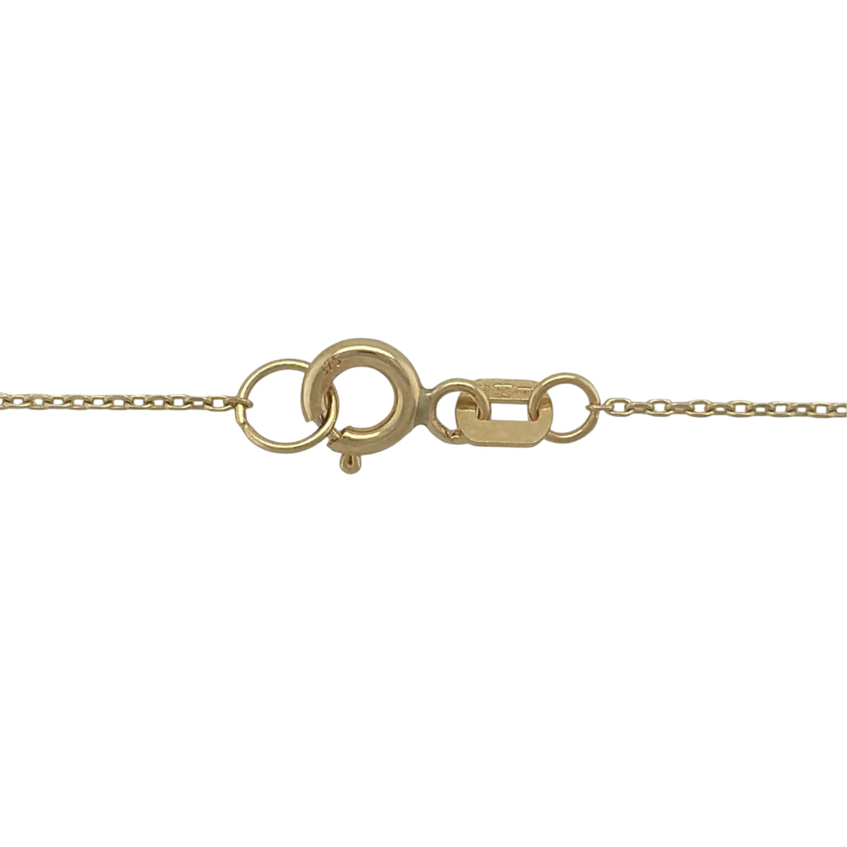 9ct Gold & Mother of Pearl 16" - 18" Necklace