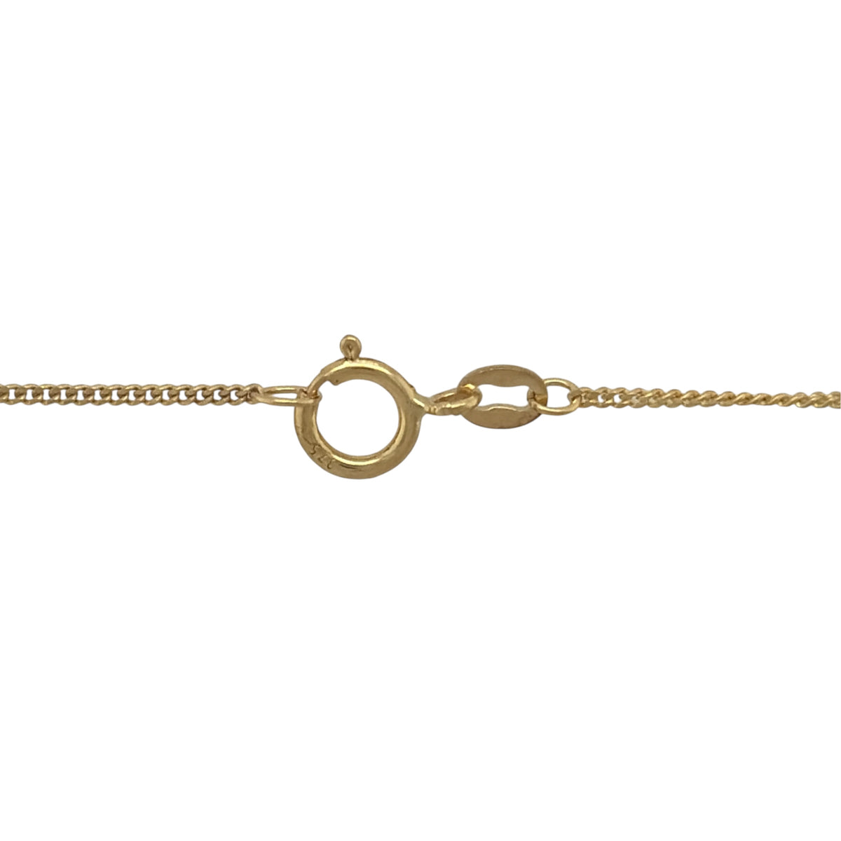 9ct Gold & Pearl Cube 16" - 18" Necklace