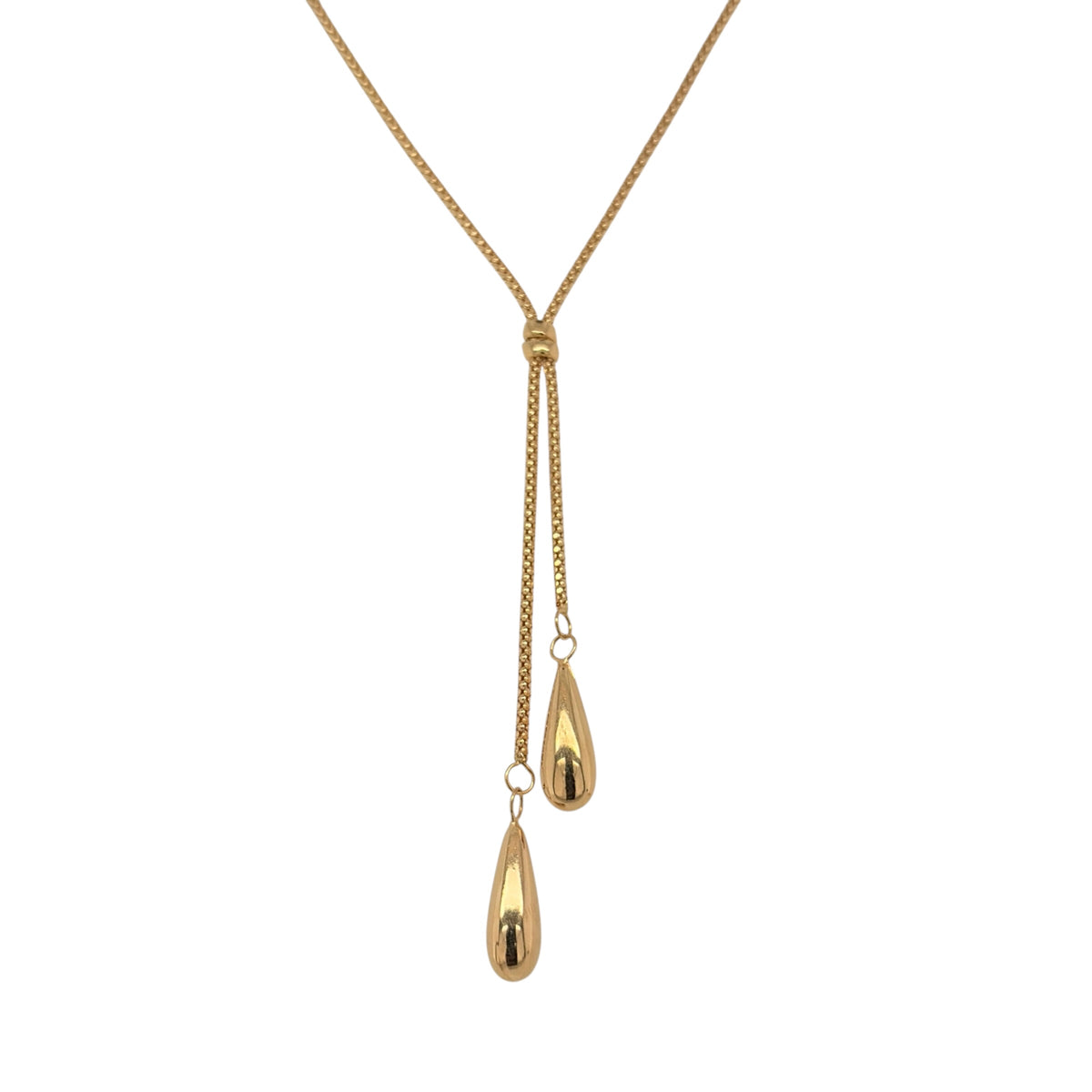 9ct Gold Tassel Drop 18" Necklace