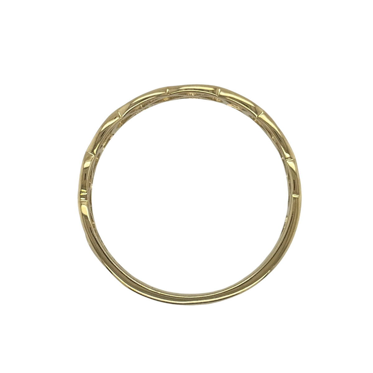 9ct Gold Open Celtic Knot Band Ring