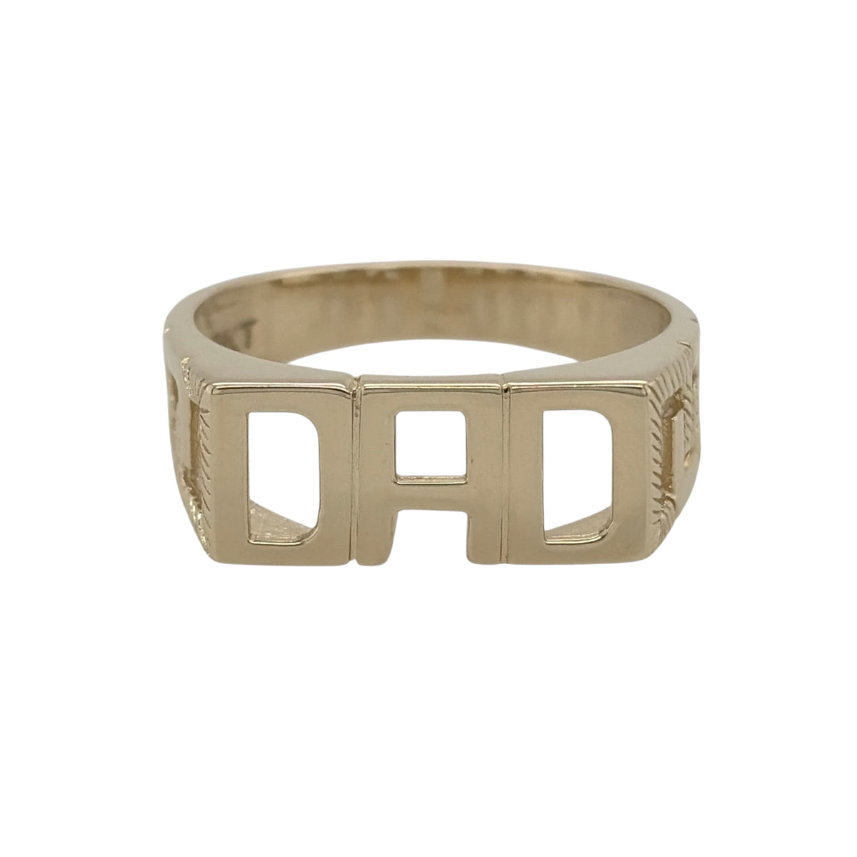 9ct Gold Dad Ring