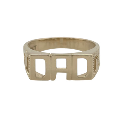 9ct Gold Dad Ring