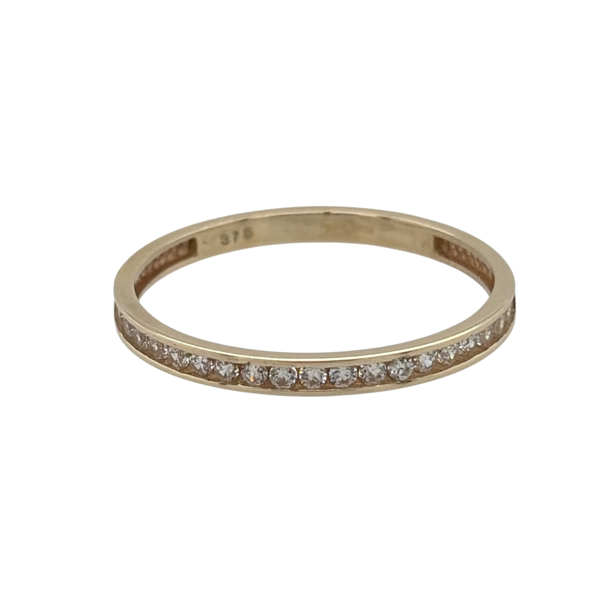 9ct Gold & Cubic Zirconia Band Ring