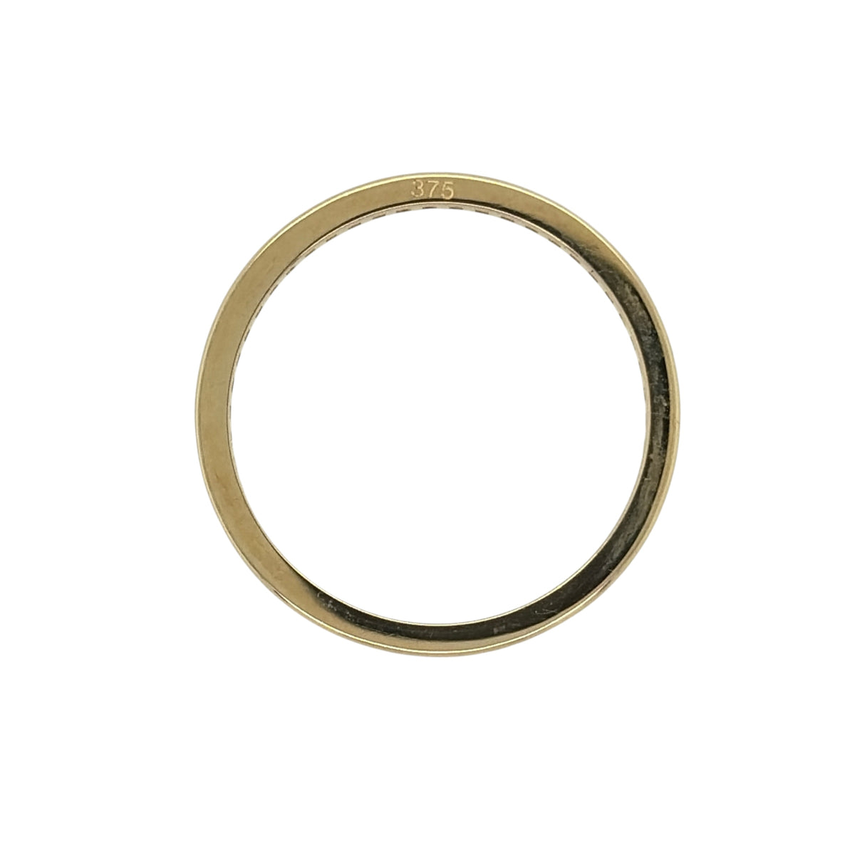 9ct Gold & Cubic Zirconia Eternity Band Ring