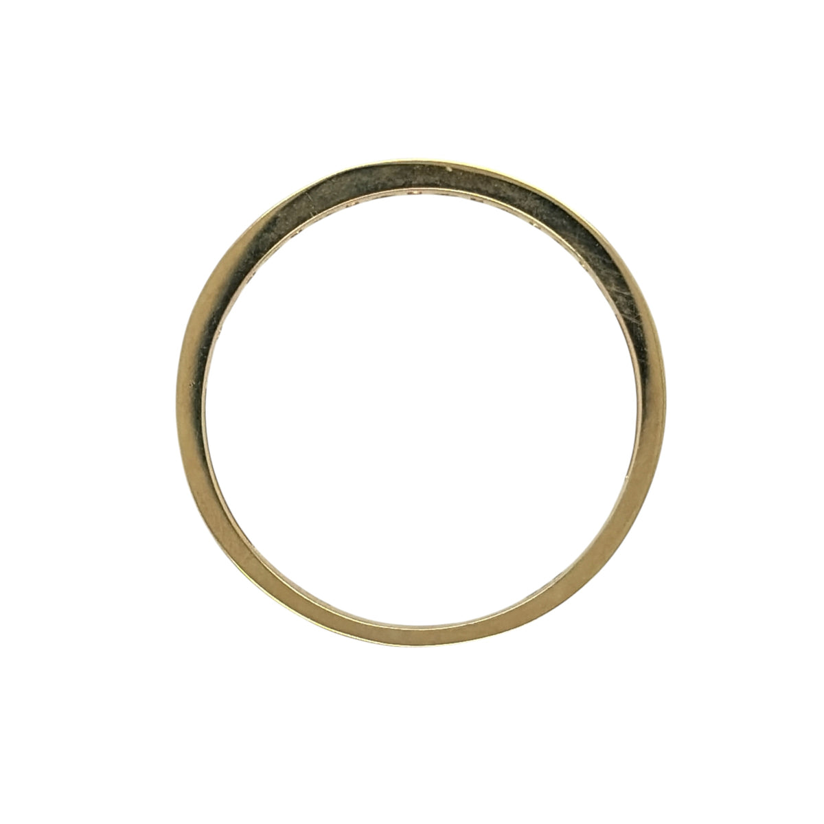 9ct Gold & Cubic Zirconia Band Ring