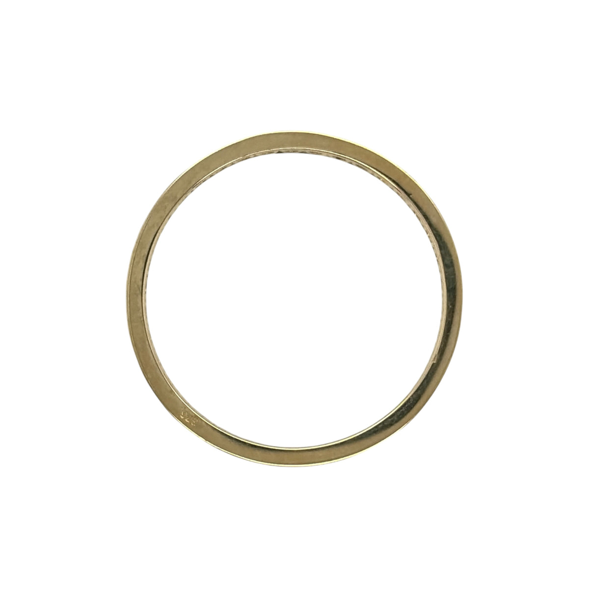 9ct Gold & Cubic Zirconia Eternity Band Ring