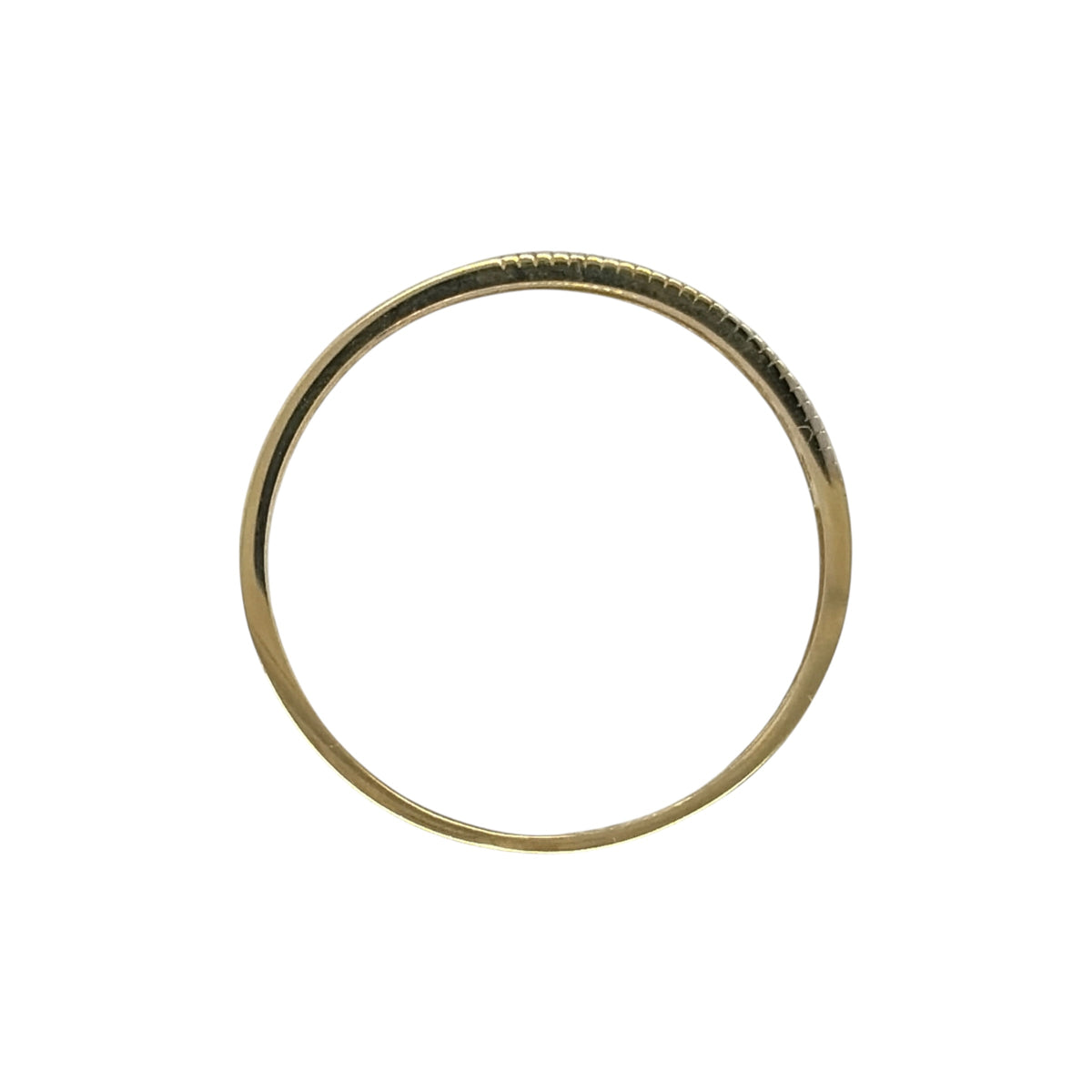 9ct Gold & Cubic Zirconia Band Ring