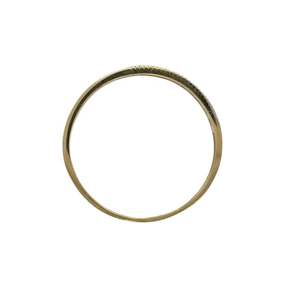 9ct Gold & Cubic Zirconia Band Ring