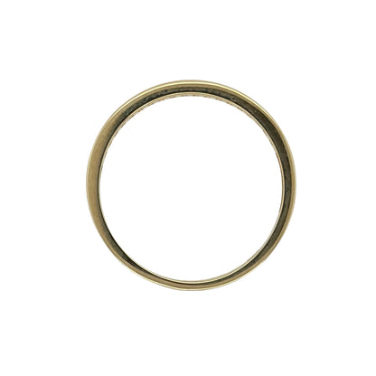 9ct Gold & Cubic Zirconia Band Ring