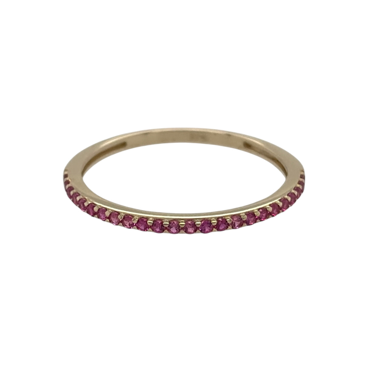 9ct Gold & Ruby Band Ring