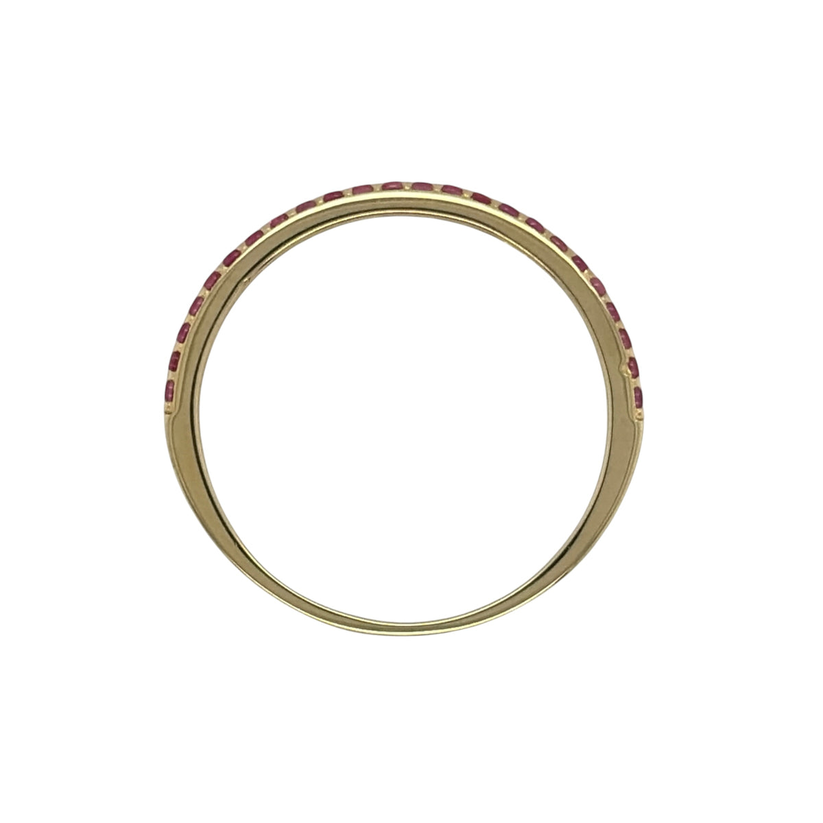 9ct Gold & Ruby Band Ring