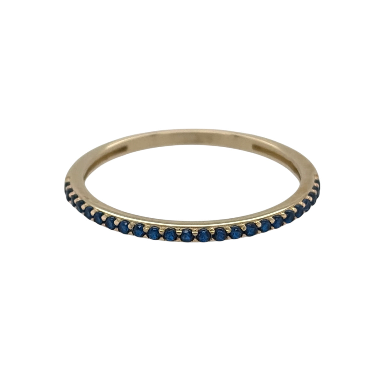 9ct Gold & Sapphire Band Ring