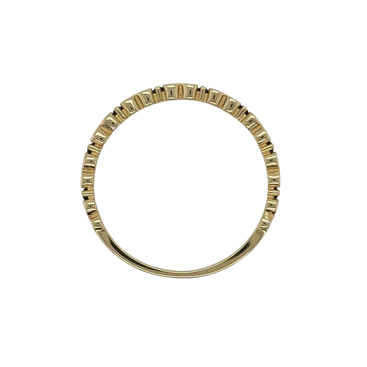 9ct Gold & Sapphire Heart Band Ring