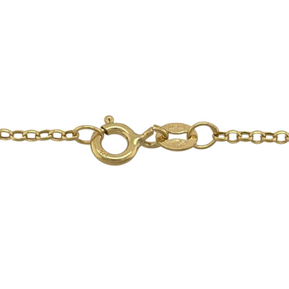 New 9ct Yellow Gold Rolo Chain with the approximate weight 0.90 grams and link width 1.6mm