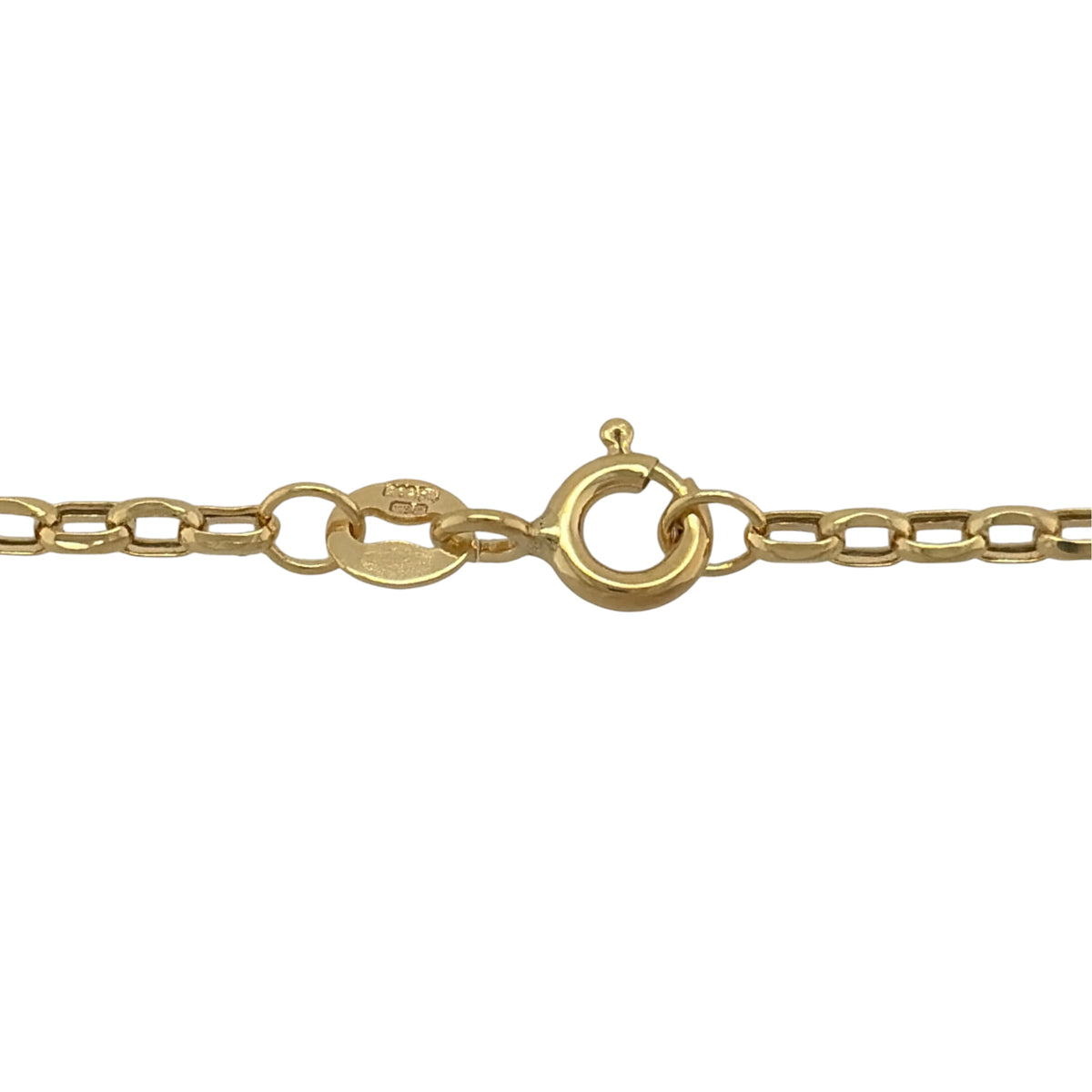 New 9ct Yellow Gold Belcher with the approximate weight 1.20 -1.60 grams and link width 2.2mm