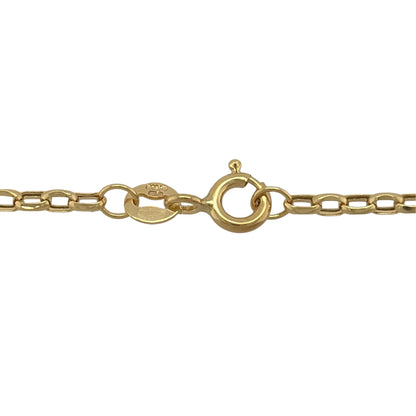 New 9ct Yellow Gold Belcher with the approximate weight 1.20 -1.60 grams and link width 2.2mm