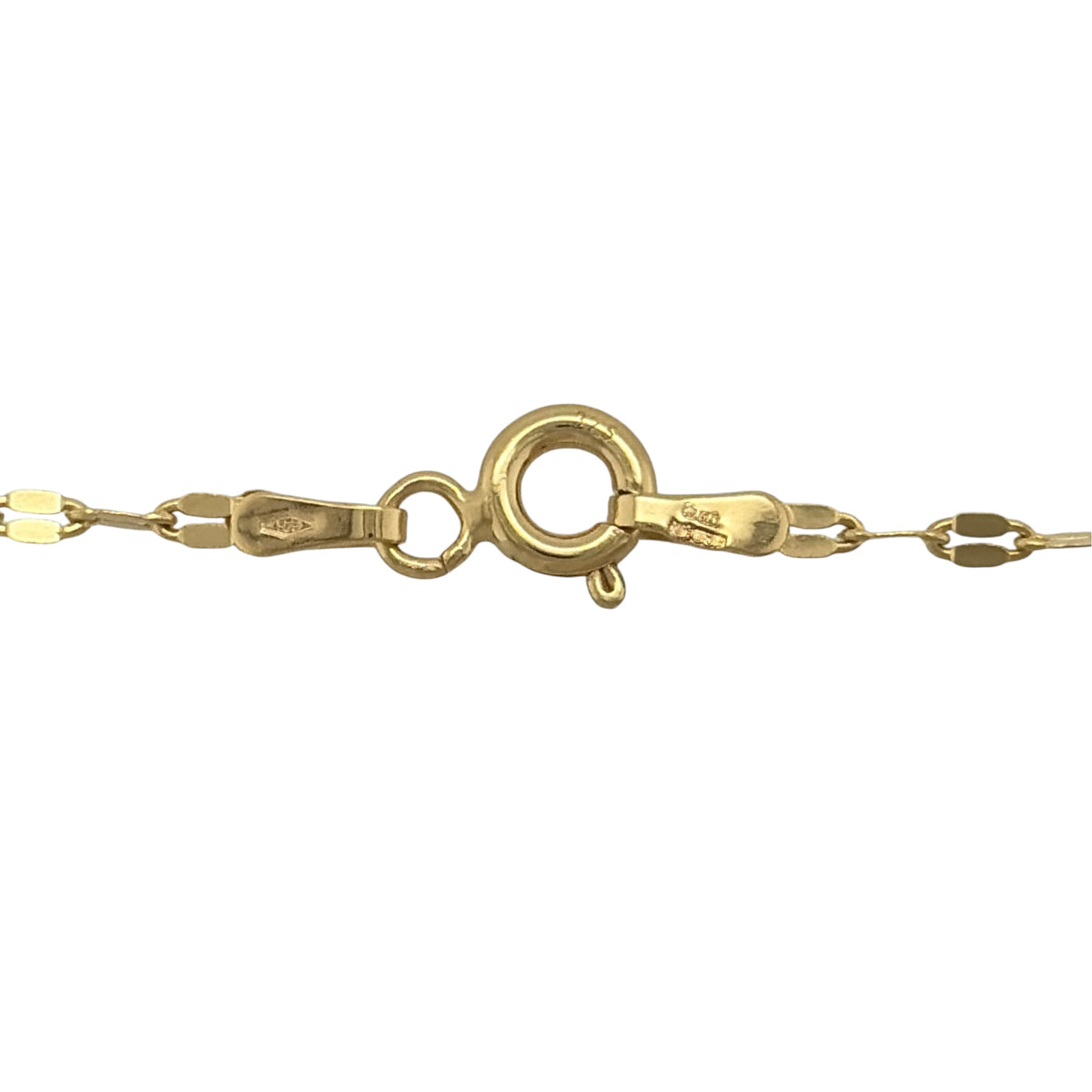New 9ct Yellow Gold 18" Curb Chain with the approximate weight 1.35 grams and link width 1.5mm