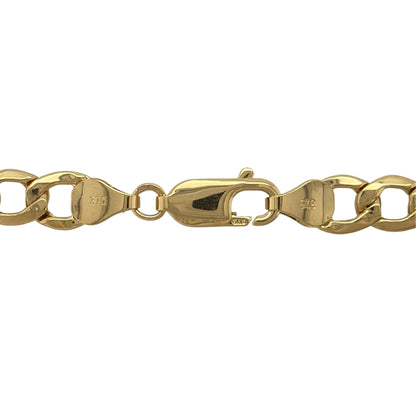 New 9ct Yellow Gold 20" Curb Chain with the approximate weight 11.10 grams and link width 6.3mm