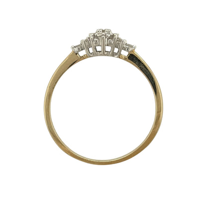 9ct Gold & Diamond Cluster Ring