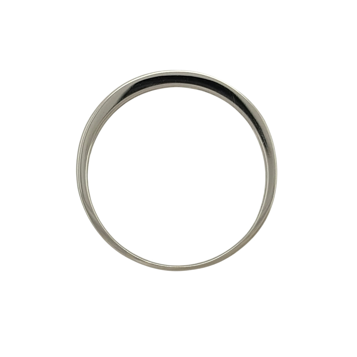 9ct White Gold & Diamond Band Ring