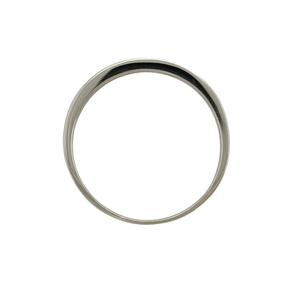9ct White Gold & Diamond Band Ring
