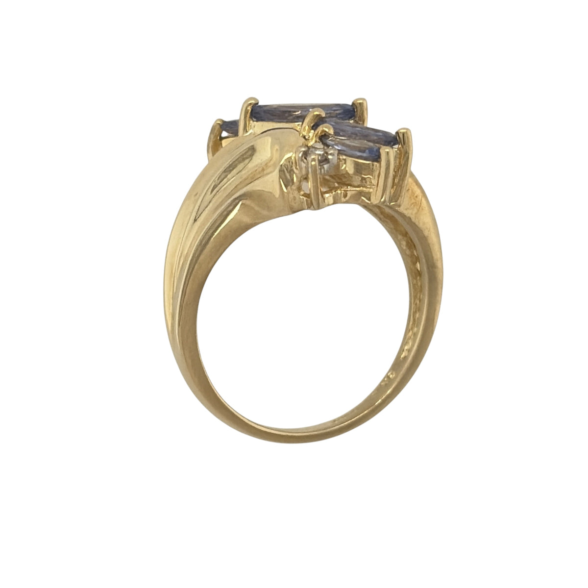 9ct Gold Diamond & Tanzanite Ring