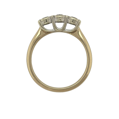 9ct Gold & Diamond Trilogy Ring