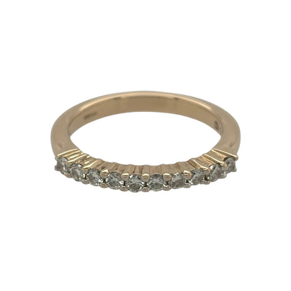 18ct Gold & Diamond Band Ring