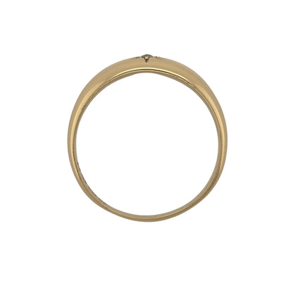 18ct Gold & Diamond Starburst Set Band Ring
