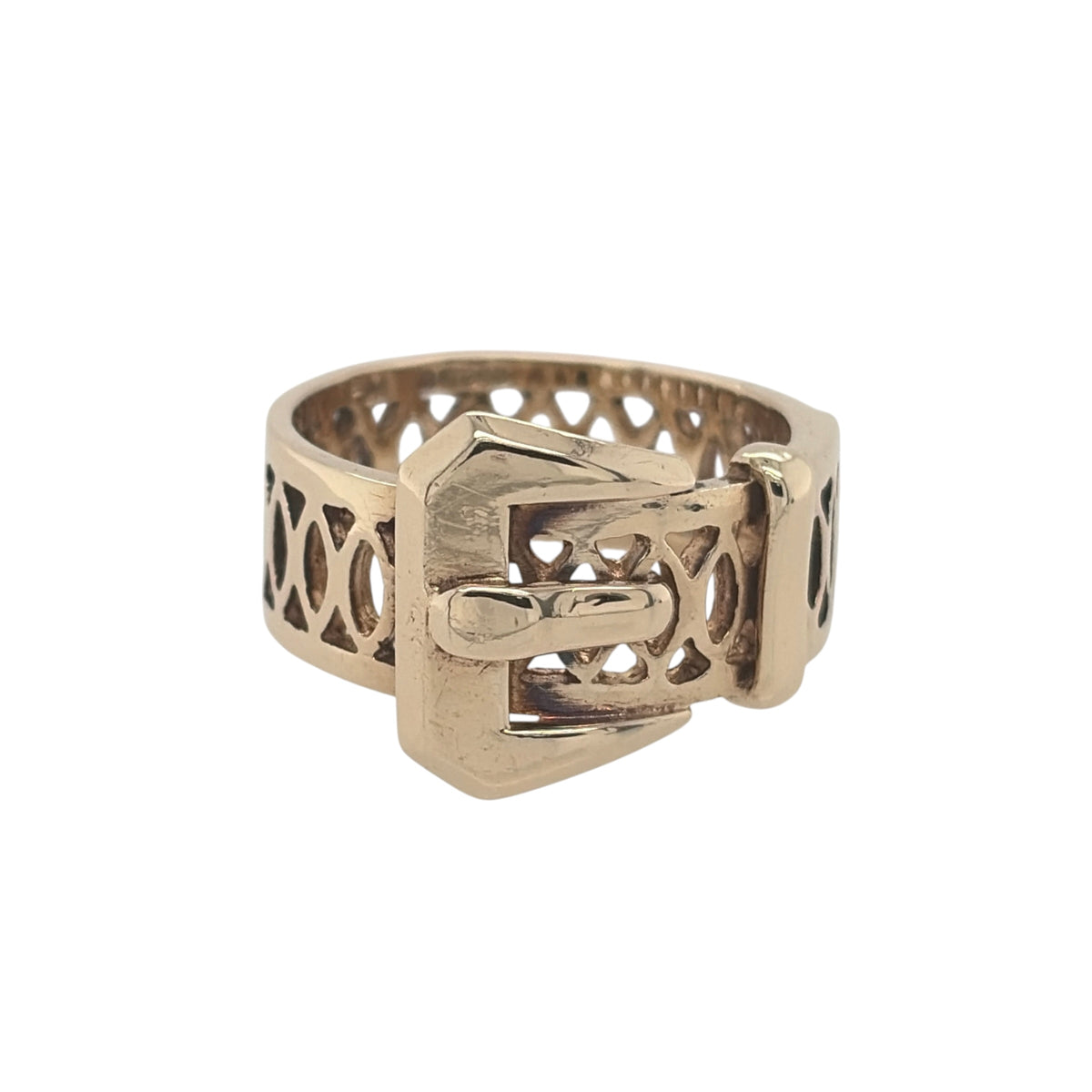 9ct Gold Buckle Ring