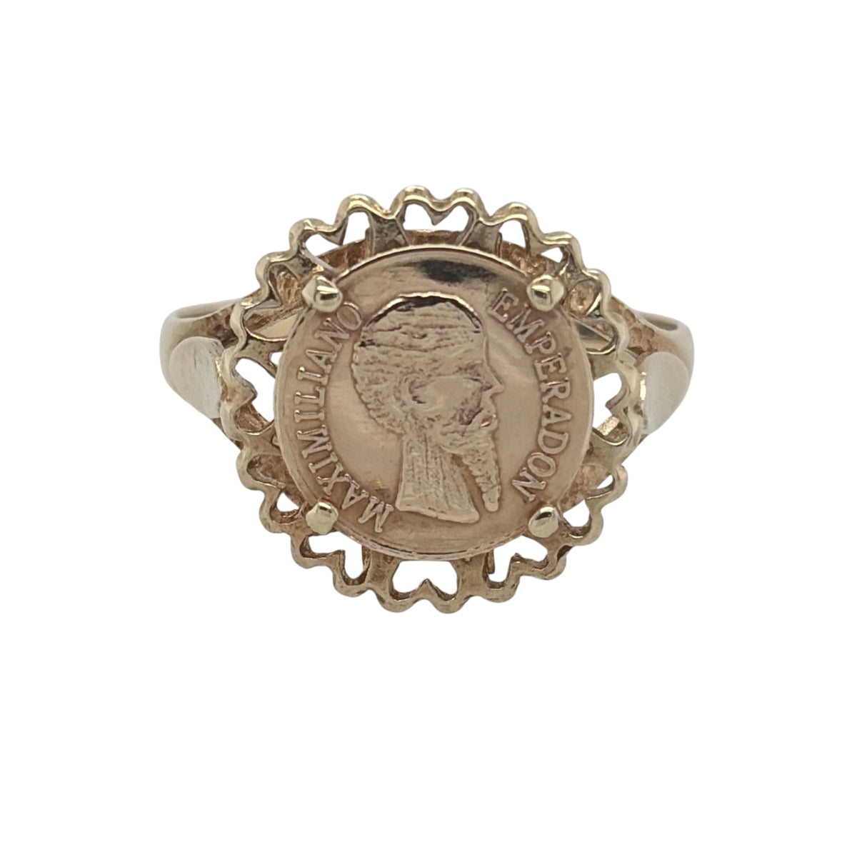9ct Gold Coin Ring