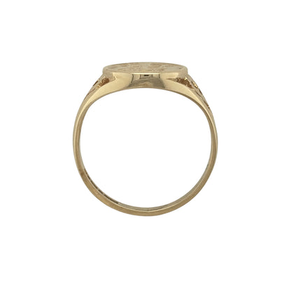 9ct Gold St Christopher Ring