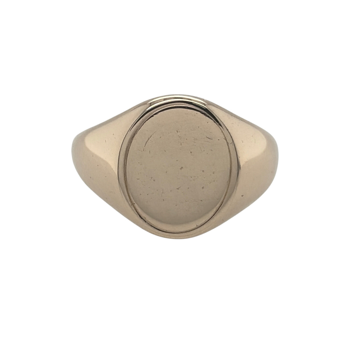 9ct Gold Oval Signet Ring