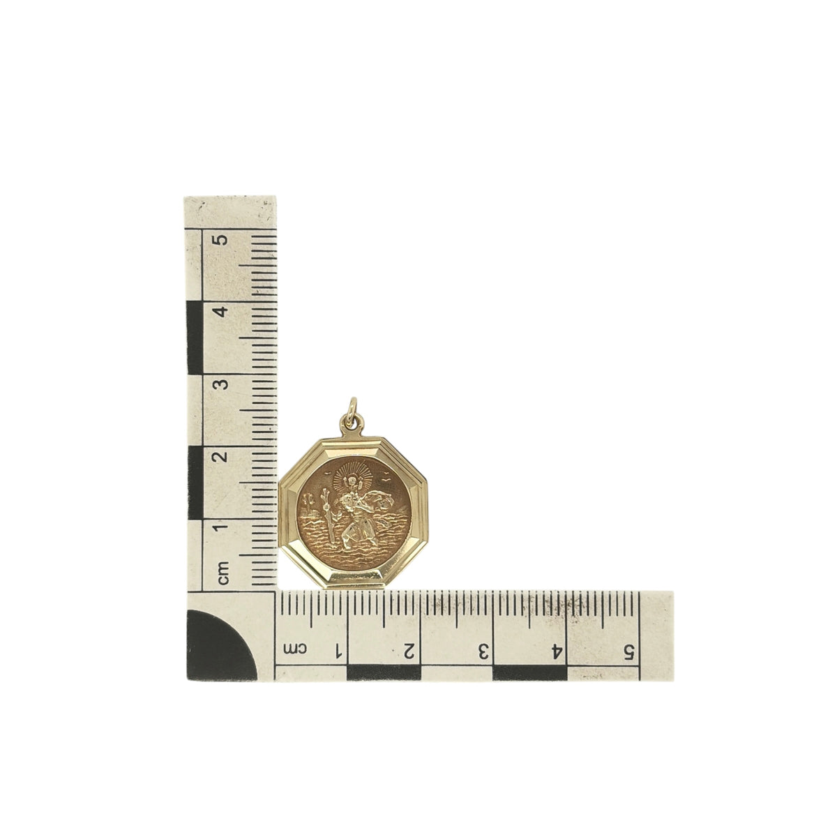 9ct Gold St Christopher Pendant