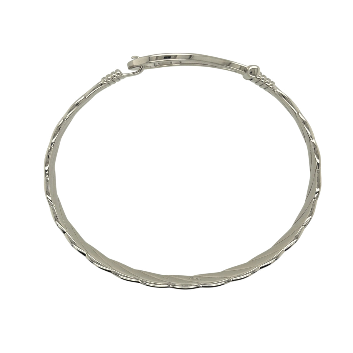 New 925 Silver Horseshoe Bangle