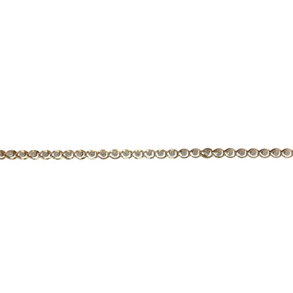 9ct Gold 7.5" Flower Bracelet