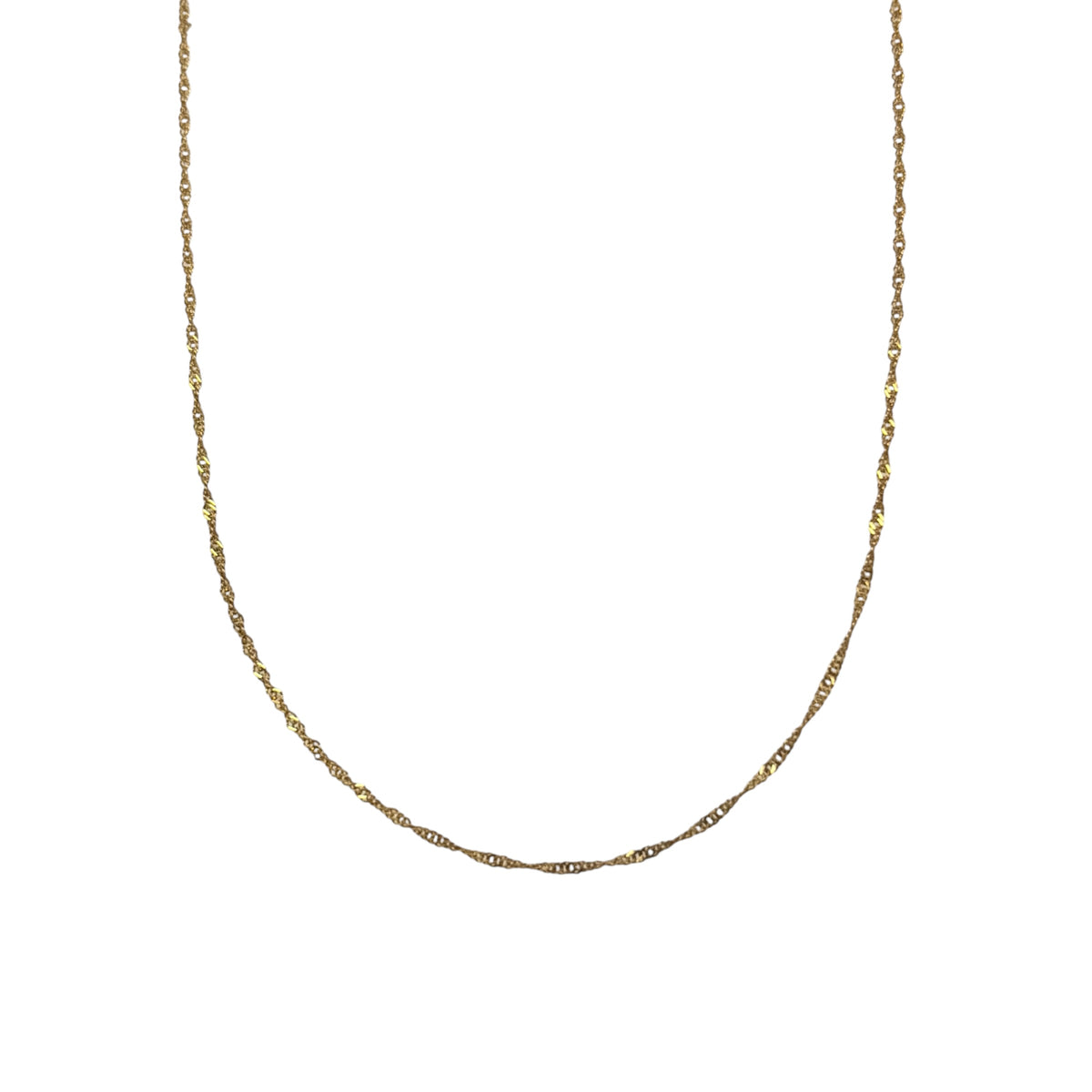 9ct Gold 18" Singapore Chain