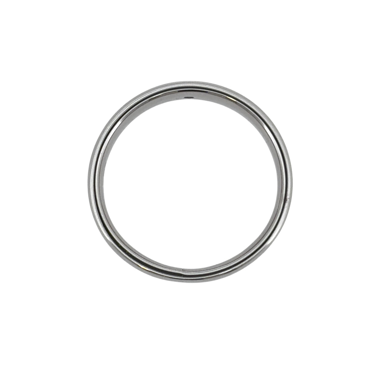 9ct White Gold & Diamond Band Ring