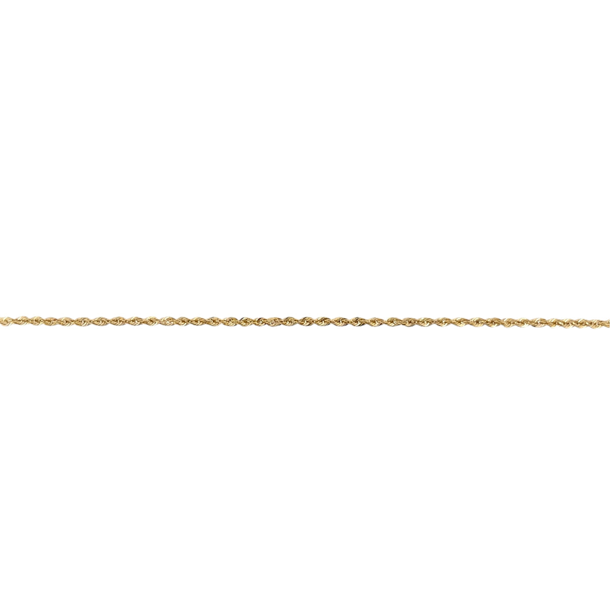 9ct Gold 7" Rope Bracelet