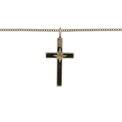 This pre-owned 9ct yellow gold cross pendant necklace is a classic design, featuring a traditional cross on a curb chain.
Design: Featuring a traditional cross design, this pendant has a simple profile finished in warm 9ct yellow gold.
Material: Made from 9-carat yellow gold.
Pendant Detail: The pendant measures approximately 31mm long including the bail by 10mm wide.
Chain Detail: Complete with a 20-inch 9ct yellow gold curb chain.