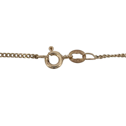 9ct Gold Cross 20" Necklace