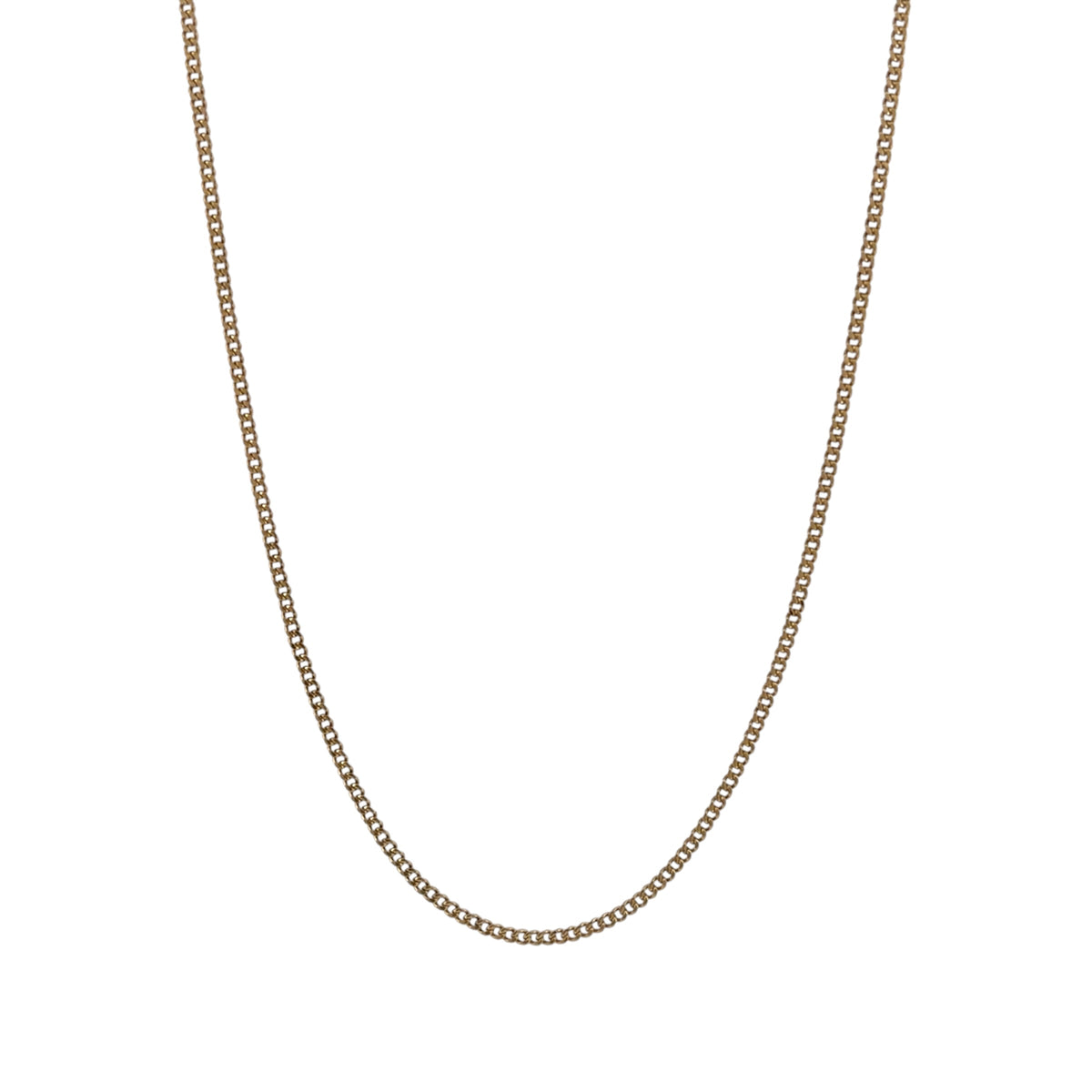 18ct Gold 19" Curb Chain
