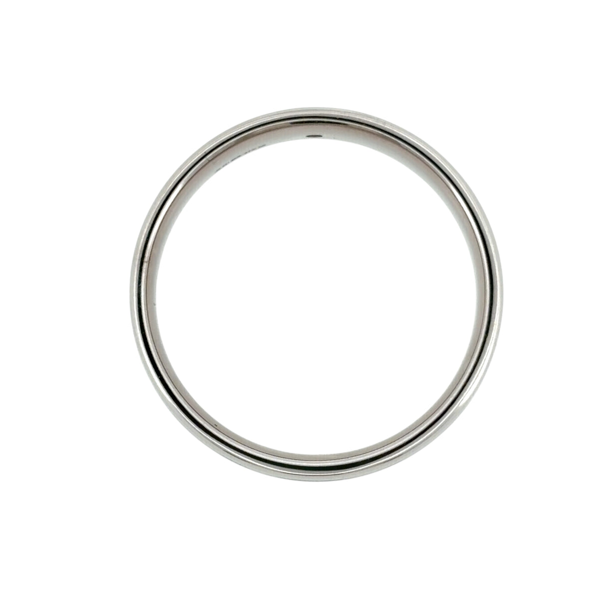 9ct White Gold & Diamond Band Ring