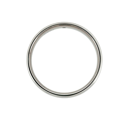 9ct White Gold & Diamond Band Ring