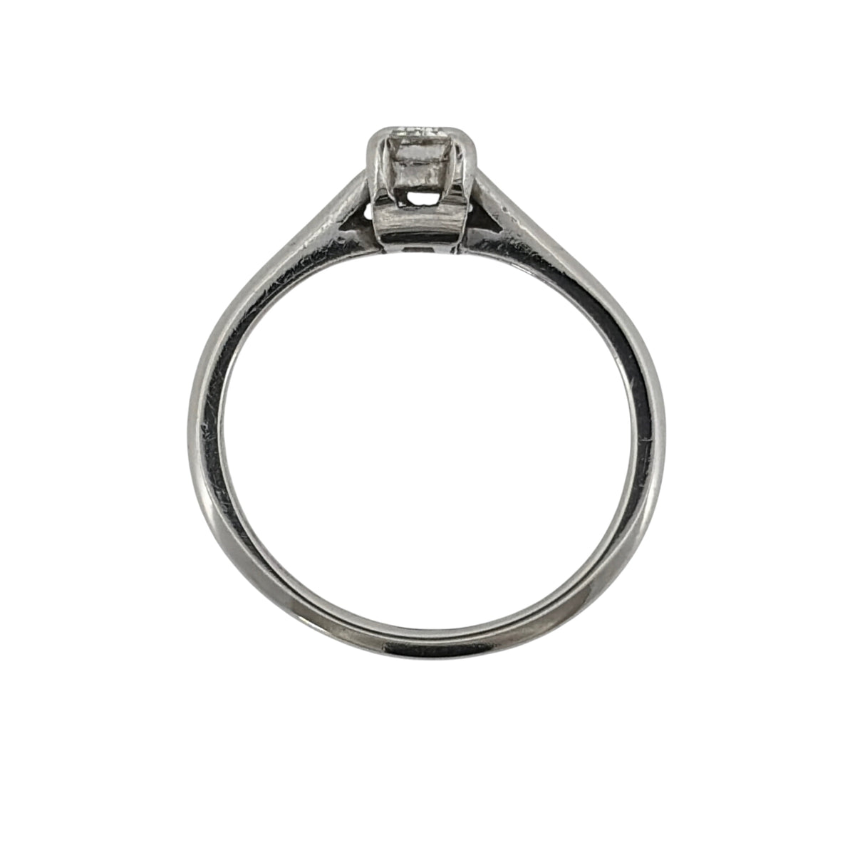 Platinum & Diamond Solitaire Ring